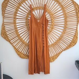 Jen’s Pirate Booty linen dress NWOT